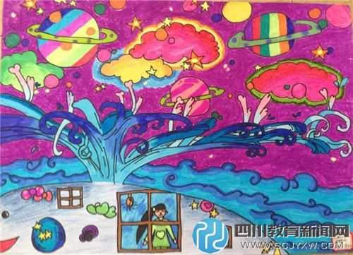 天涯石小学科学版科幻画