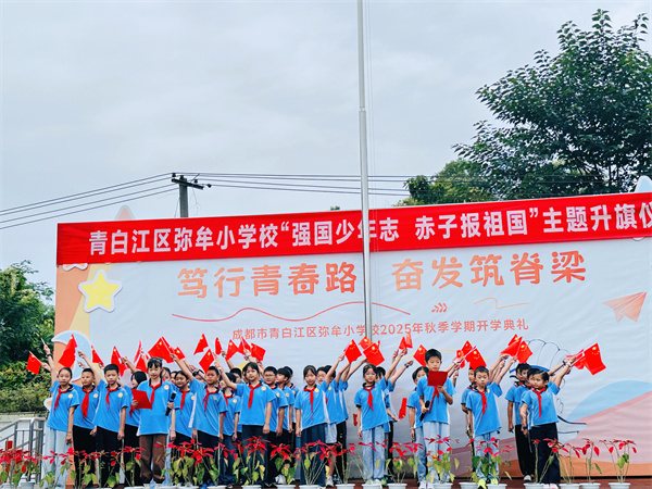 传承红色基因，弥牟小学学子用行动礼赞祖国