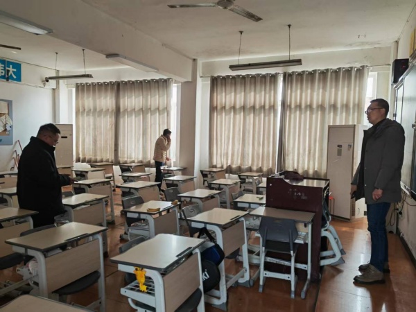 惠德综合高中开展期末校园全面检查,筑牢校园安全与规范防线